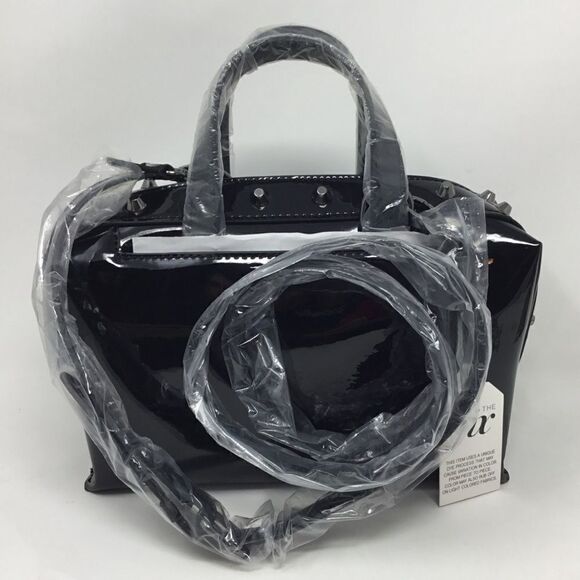 The Fix Zoe Studded Metallic Bowler Satchel (D4) - Picture 1 of 7